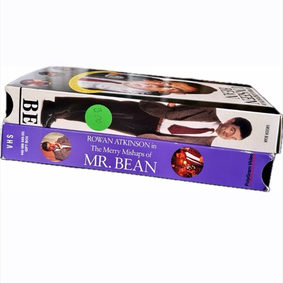 📼Vintage Mr. Bean 90s VHS Tapes x 2 - Picture 3 of 4